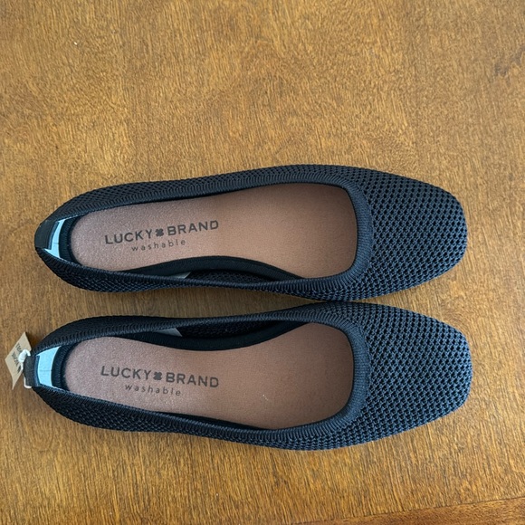 NWT!!⭐️Lucky Brand Daneric ballet flat, black, size 5 - Picture 1 of 7